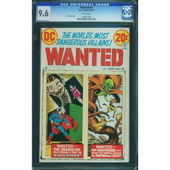 Wanted #9 - CGC 9.6 Comic Book