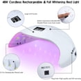 thumbnail image 4 of Lámpara secadora de uñas LED, secador de uñas UV portátil, secador de uñas profesional con temporizador automático y pantalla LCD, lámpara UV para uñas de gel, esmalte de gel semipermanente y esmalte, 4 of 5