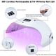thumbnail image 4 of Lámpara secadora de uñas LED, secador de uñas UV portátil, secador de uñas profesional con temporizador automático y pantalla LCD, lámpara UV para uñas de gel, esmalte de gel semipermanente y esmalte, 4 of 5