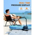 thumbnail image 5 of OutdoorMaster Vortex Paddle Board Pump Electric Portable, Max 20PSI SUP Air Pump Inflator & Deflator, 12V/15.8V DC Input, Auto Off & Cooling, for Paddle Board, Kite, Kayak, Inflatables, 5 of 7