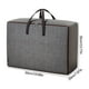 thumbnail image 3 of Bolsa de almacenamiento de gran capacidad con asa - Caja plegable de tela para mantas, colchas, almohadas y ropa - Gris (70x50x30cm), 3 of 3