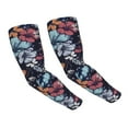 thumbnail image 6 of Lsque Flowers ad Butterflies Cooling Arm Sleeves for Men & Women -Compression Sleeves to Cover Arms for Working,Sun Sleeves for UV Protection,Breathable, Moisture-Wicking, 6 of 8