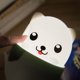 thumbnail image 4 of Luz de noche para perro con forma de taza de té, linda luz de noche de silicona recargable por USB con forma de cachorro, linda lámpara de mesita de noche para perro, 4 of 5