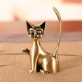 thumbnail image 4 of Zeus Figurine Animal Réaliste Pratique en Alliage de Zinc Bijoux Rack Statue Miniature pour la Maison, 4 of 7