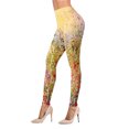 thumbnail image 4 of MKLEKYY Leggings de yoga para mujer, pantalones de yoga para mujer, informales, con estampado floral, elásticos, de cintura alta, para yoga, correr, fitness diario, 4 of 4