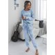 thumbnail image 5 of Conjunto de Ropa Cómoda para Mujer PRETTYGARDEN Manga Larga Jogger Gris S, 5 of 7