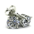 thumbnail image 1 of .85Ct Diamond Studs 14K White Gold, 1 of 1