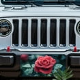 thumbnail image 5 of License Plate, Dewy Red Rose Decorative Front,Personalized Stainless Steel License Plate Cover For Men Women,12.2" X 6.2", 5 of 6