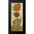 thumbnail image 2 of Studio Nova 12x24 Black Modern Framed Museum Art Print Titled - Golden Autumn Panel II, 2 of 5