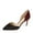Black Red, variant on YDN Women Graceful Stilettos High Heels D'Orsay Pumps Pointed Closed Toe Slip On Classic Party Dressy Shoes Size 7 Black Red