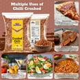 thumbnail image 4 of Rani Crushed Red Pepper Flakes Chilli (Pizza Type Cut) 14oz (400g) ~ All Natural, No Color added, Gluten Friendly | Vegan | NON-GMO | Kosher | No Salt or fillers, 4 of 9