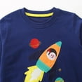 thumbnail image 5 of Qingpeng Toddler Boys Girls Sweatshirts Cotton Crewneck Cartoon Print Shirt Long Sleeve Pullover Tops Tees 2-7T, 5 of 6