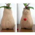 thumbnail image 3 of Cute Cat Vase Resin Wood Flower Pot Indoor Decorative Ornament for Garden Party Living Room Unique Design Succulent Planter, 3 of 6