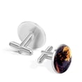 thumbnail image 3 of Halloween Elegant Stainless Steel Cufflink Set for Formal Attire, Made of Stainless Steel, Ideal for Special Occasions, 3 of 6