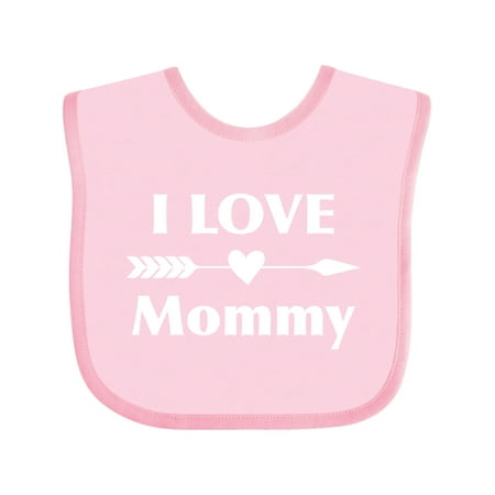 

Inktastic I Love Mommy Gift Baby Boy or Baby Girl Bib