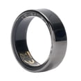 thumbnail image 1 of Ring Fitness Tracker Ring with Display Screen  Control Taking Picture 50 Meter Waterproofing Smart Ring for Sports Running Black, 1 of 7