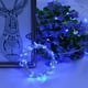 thumbnail image 3 of [Juego de 2] Guirnalda de luces solares para exteriores, 120 LED, 12 m/40 pies, resistente al agua, 8 modos de luz decorativa para jardín, patio, hogar, Navidad, boda, fiesta (azul), 3 of 5