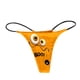 thumbnail image 2 of Gibobby Ropa interior mujer algodón Calzoncillos sexys para mujer Confort Patrón sexy Bragas sexy Low Rise Soft Sexy T Back G String Bragas Calzoncillos para mujer （Amarillo， XL), 2 of 5