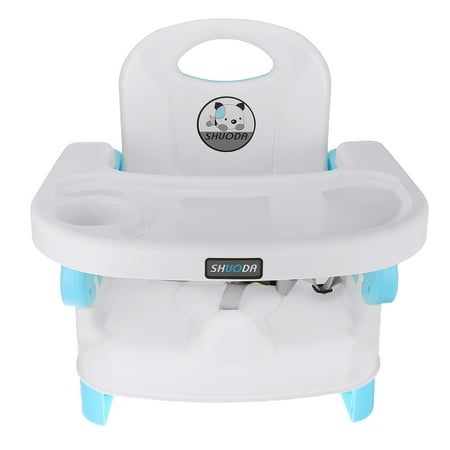 Deluxe Comfort Folding Booster Seat, Adjustable Baby High Chair Infant Toddler Feeding Booster Seat