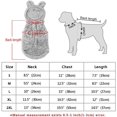 thumbnail image 3 of Abrigos de pijamas para perros pequeños, suaves y cálidos, para cachorros, lindos trajes navideños para chihuahua, disfraces para gato, pug, yorkshire, bulldog francés, rosa, pecho 11”(28cm) JM, 3 of 5