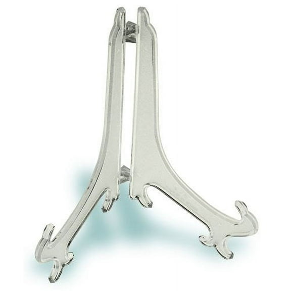 National Artcraft 5-1/2" Frosted Acrylic Display Easel - (Pkg/5)
