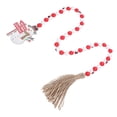 thumbnail image 4 of 1pc Christmas Wooden Bead String Christmas Bead String Christmas Wooden Beaded, 4 of 8