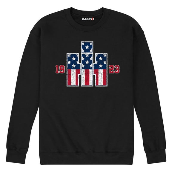 Case IH - Vintage Ih Patriotic- Men's Crew Fleece Sweatshirt