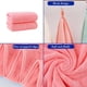 thumbnail image 4 of Toalla de baño de terciopelo hilado, suave y muy absorbente, ideal para spa, gimnasio, uso doméstico, gran capacidad, plegable y portátil, algodón premium,topliu, 4 of 8