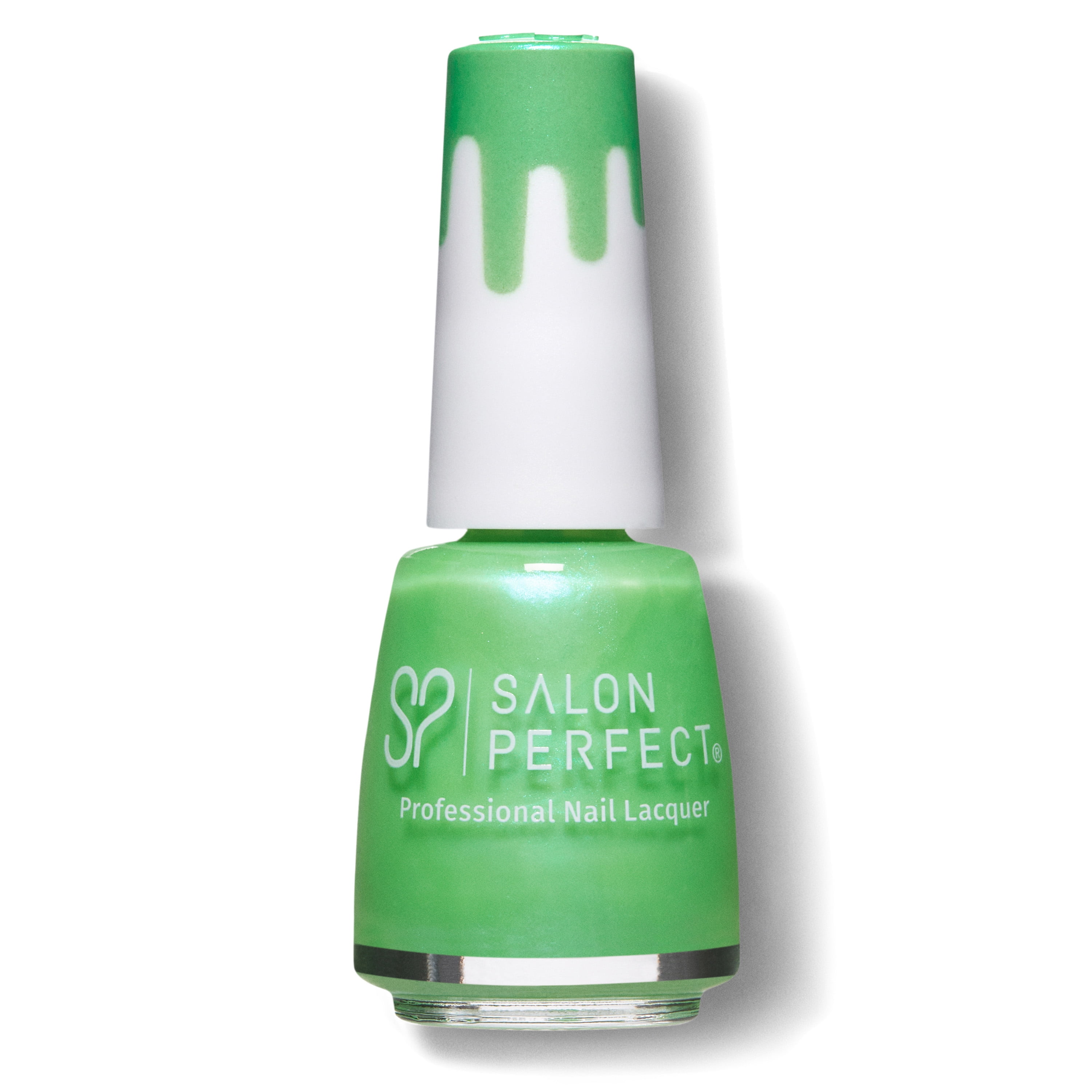Salon Perfect Glazed Nail Polish, 381 Candy Skies, Pink Glaze, 0.5