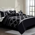 thumbnail image 4 of Comforter Set Queen Size  7-Piece Soft Bedding Quilt  Coverlet Bedspread with Tight Fabric and Strong Handle Chocolate and Gold, 4 of 4