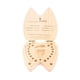 thumbnail image 3 of Caja de dientes Bebés Dientes Mostrar caja de almacenamiento de madera con hebilla Lock Molar Incisis Odor Odor Newborn Supplies Baby Shower Regalo Girl Inevent BA000391-02B, 3 of 7