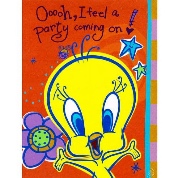 Looney Tunes 'I Love Tweety' Invitations w/ Env. (8ct)