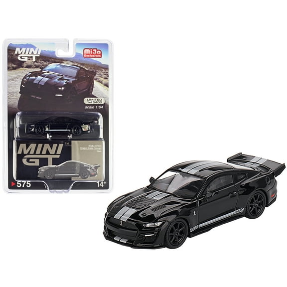Shelby GT500 Dragon Snake Concept Black Mini GT Mijo Exclusive
