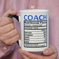 thumbnail image 3 of Cottage Creek Coach 16oz Ceramic Coffee Mug, White with Letter Print, 3 of 7
