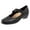 Black, variant on YDN Women Retro Round Closed Toe Chunky Low Heel Mary Janes Slip On Strappy Shoes for Walking Casual Dress Size 7 Black
