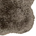 thumbnail image 6 of Linon Faux Lamb Skin Hand Tufted Polyester 3'6"x5'6" Rug in Gray, 6 of 6