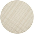 thumbnail image 3 of SAFAVIEH Martha Stewart Freehand Stripe Wool Area Rug, Fossil, 4' x 6', 3 of 5