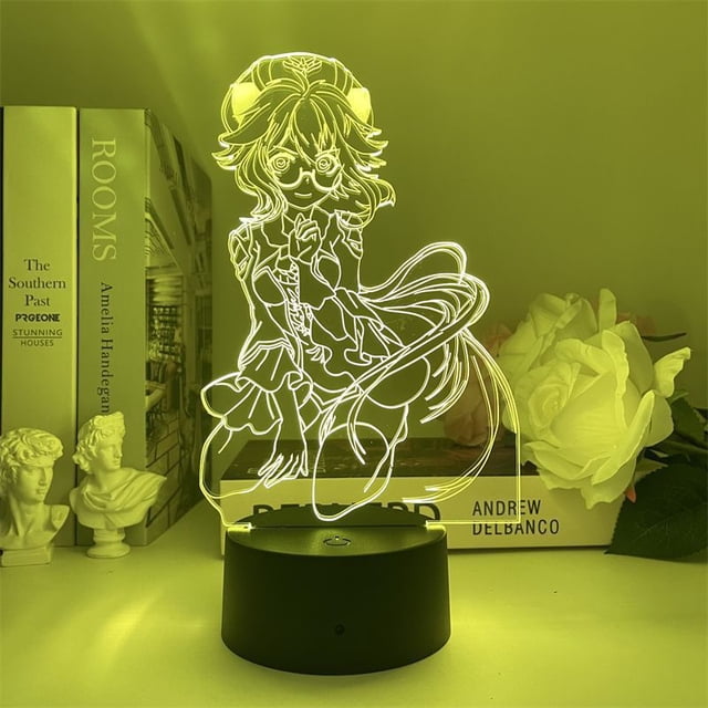 Luz nocturna LED 3D Plants vs Zombies Sacarosas que cambian de color