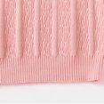 thumbnail image 6 of Annhoo Girl's Knit Sweaters Cute Graphic Long Sleeve Collared Pullover Tops Fall Toddler Soft Warm Clothes, 6 of 8