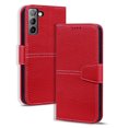 thumbnail image 1 of TECH CIRCLE Compatible For Samsung Galaxy S22 Plus Multi-functional Case,PU Leather Flip Wallet Magnetic Shockproof Stand Cover with Wrist Strap.For Samsung Galaxy S22 Plus,Red, 1 of 11