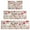 Beige Christmas Santa-3, variant on Beige Christmas Santa Pattern Kitchen Rugs Sets Of 3,Kitchen Runner Rugs Non Skid Washable,Decorative Kitchen Floor Mats for Kitchen,Sink,Laundry,17"x30" 17"x47" 17"x59"