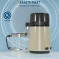 thumbnail image 5 of Sunvasagoo 4L Stainless Steel Water Distiller, 110V/750W, Gold/Red/Silver Glass Jug, 5 of 9