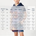 thumbnail image 7 of Vornjynx Kids Boys Outfits 2 Piece Crew Neck Hooded T-Shirt and Shorts with Pockets Elastic Waist Summer Casual Sports Sets Dark Blue Size 6, 7 of 7