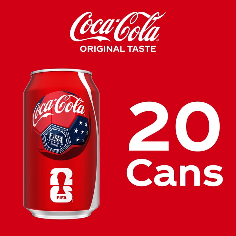 Coca-Cola, Soft Drink, 12 fl oz Cans, 20 Pack, Classic Flavor