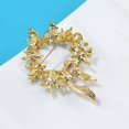 thumbnail image 6 of Enamel Flower Garland Brooch Rhinestone Enamel Bow Brooch Jewelry Christmas Accessories Dress Sweater Accessories, 6 of 6