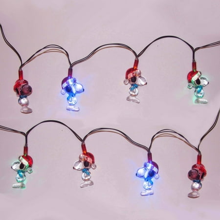 UPC 086131093975 product image for 15 Bulb Battery Operated Mini LED Snoopy Light String | upcitemdb.com