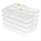thumbnail image 1 of Contenedor de Fiambrera de 4 para Refrigerador, Contenedor de Almacenamiento de Tocino, Caja de Almacenamiento de Alimentos para Refrigerador, 1 of 6