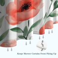thumbnail image 6 of Pioneer Flower Floral Print Pattern Shower Curtain 72"x72" ,Bathroom Decorative Shower Curtains Set with 12 Hooks,Modern Waterproof Washable Shower Curtain, 6 of 6