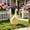 Yellow, variant on 23 Inch Porch Waterfowl Outfit Summer Plaid Dress,Decorative Bird Statue Clothes,Outdoor Patio Holiday Decoration,Easy to Use,Durable,Ideal for Porch Garden Patio Front Door Yard Decor White