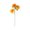 Orange, variant on 3 Heads Artificial Danfeng Phoenix Flower, Realistic Faux Floral Branch Arrangement, Lifelike Decorative Flower for Vase Filler Living Room Office Wedding Table Centerpiece/Home Decoration, White